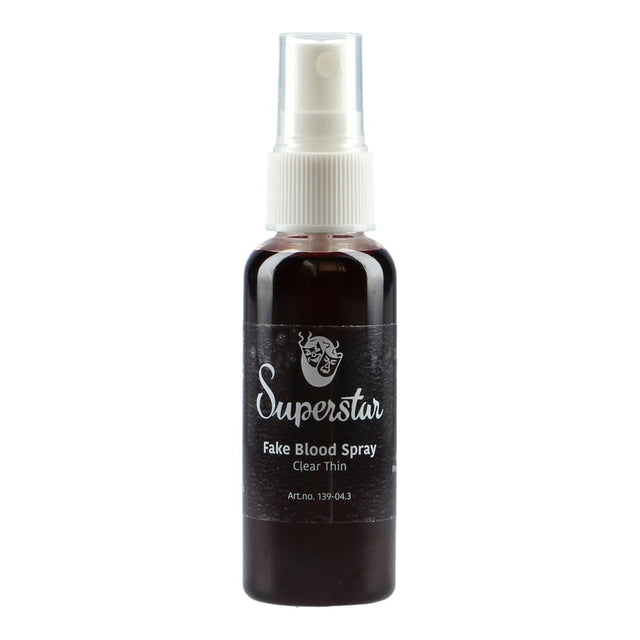 Superstar Kunstbloed spray helder dun - 50 ml