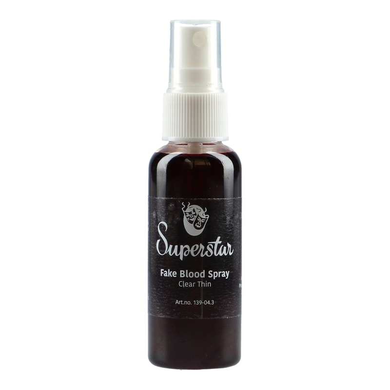 Superstar Kunstbloed spray helder dun - 50 ml