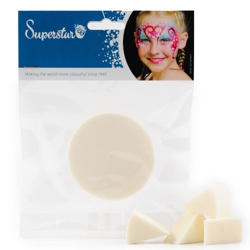 Superstar Latex schminkspons rond (8st)