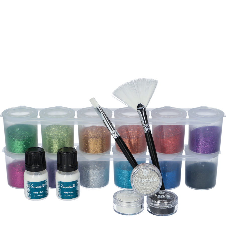 Superstar Pro Freehand kit voor glittertattoos
