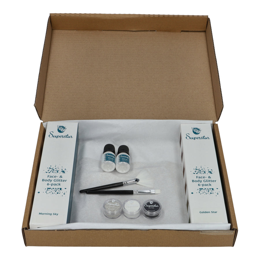 Superstar Pro Freehand kit voor glittertattoos