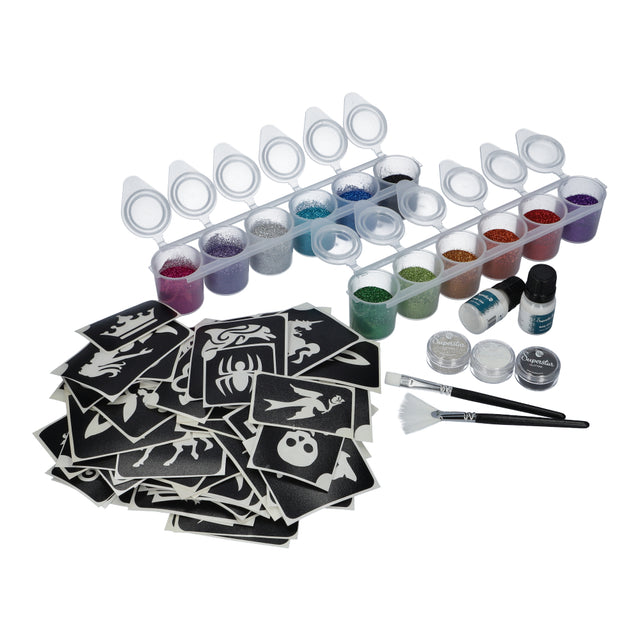 Superstar Pro kit voor glittertattoos