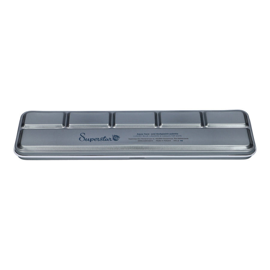 Superstar Schminkpalet Blue Lagoon - 6 kleuren - 6 x 5 gram