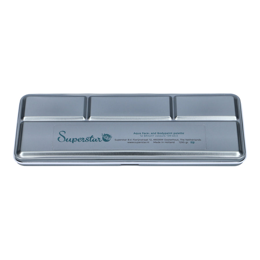 Superstar Schminkpalet Bright - 12 kleuren - 12 x 5 gram