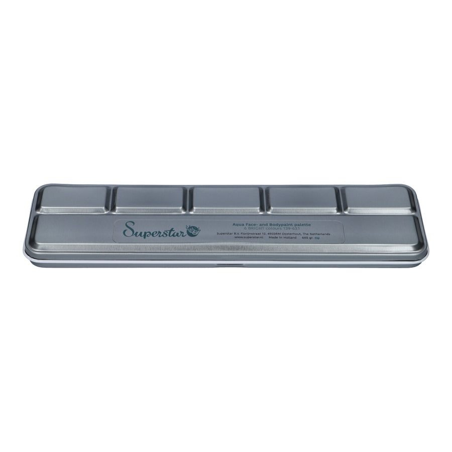 Superstar Schminkpalet Bright - 6 kleuren - 6 x 5 gram
