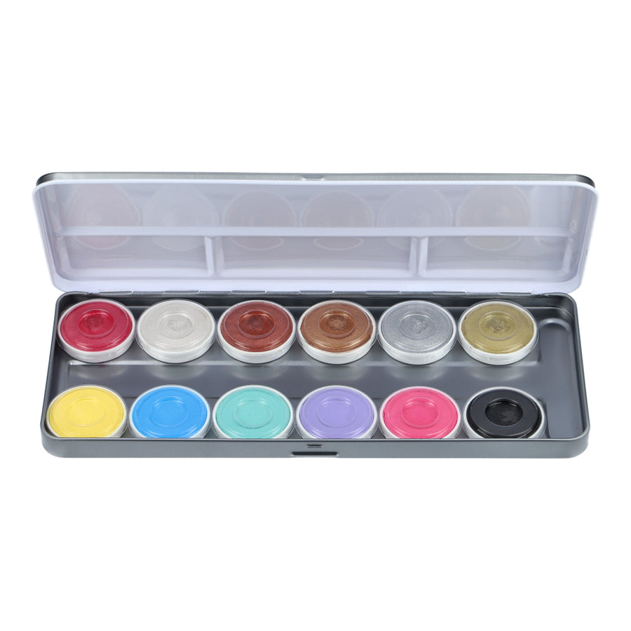Superstar Schminkpalet Duo Shimmer & Pastel - 12 kleuren - 12 x 5 gram