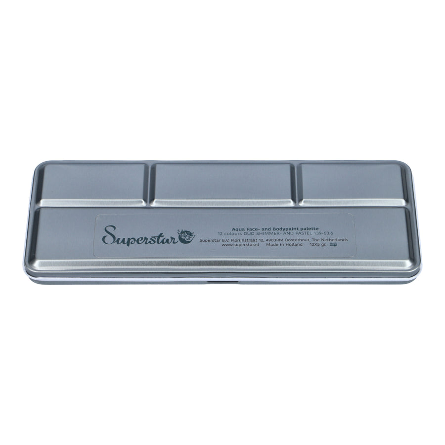 Superstar Schminkpalet Duo Shimmer & Pastel - 12 kleuren - 12 x 5 gram