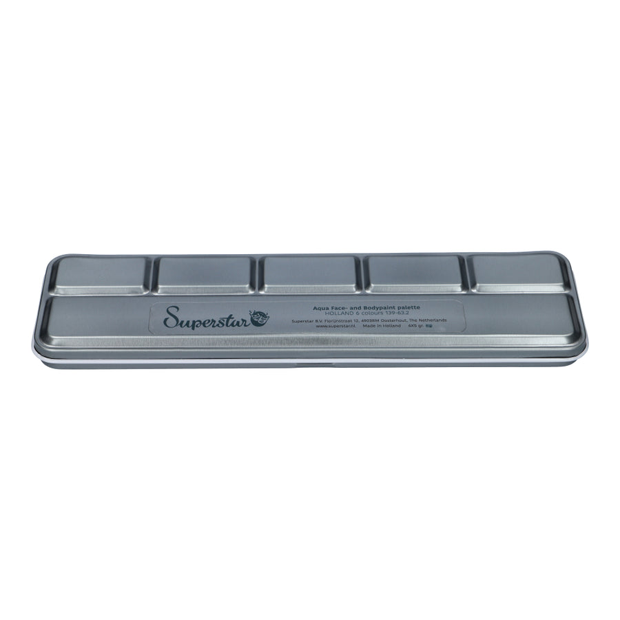 Superstar Schminkpalet Holland - 6 kleuren - 6 x 5 gram