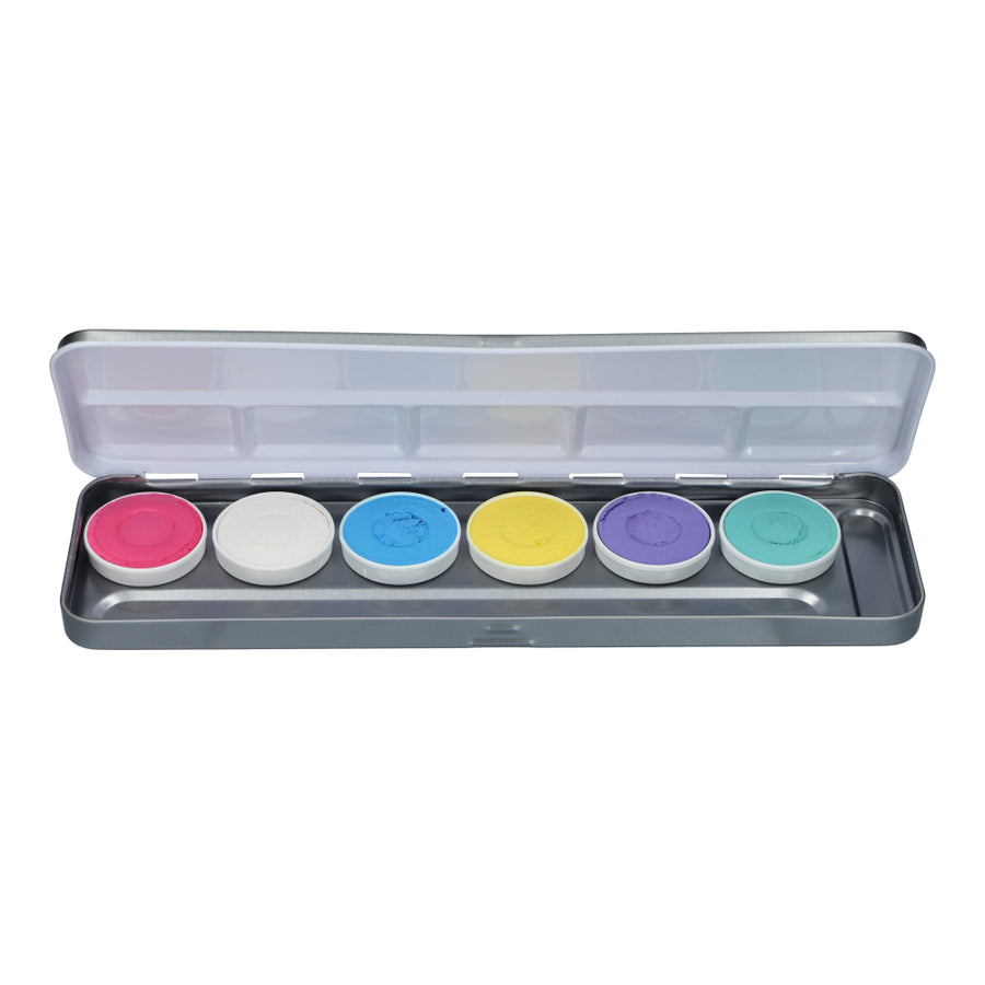 Superstar Schminkpalet Pastel Unicorn - 6 kleuren - 6 x 5 gram