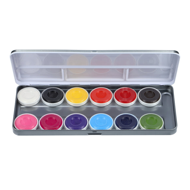 Superstar Schminkpalet Sparkling Faces - 12 kleuren - 12 x 5 gram