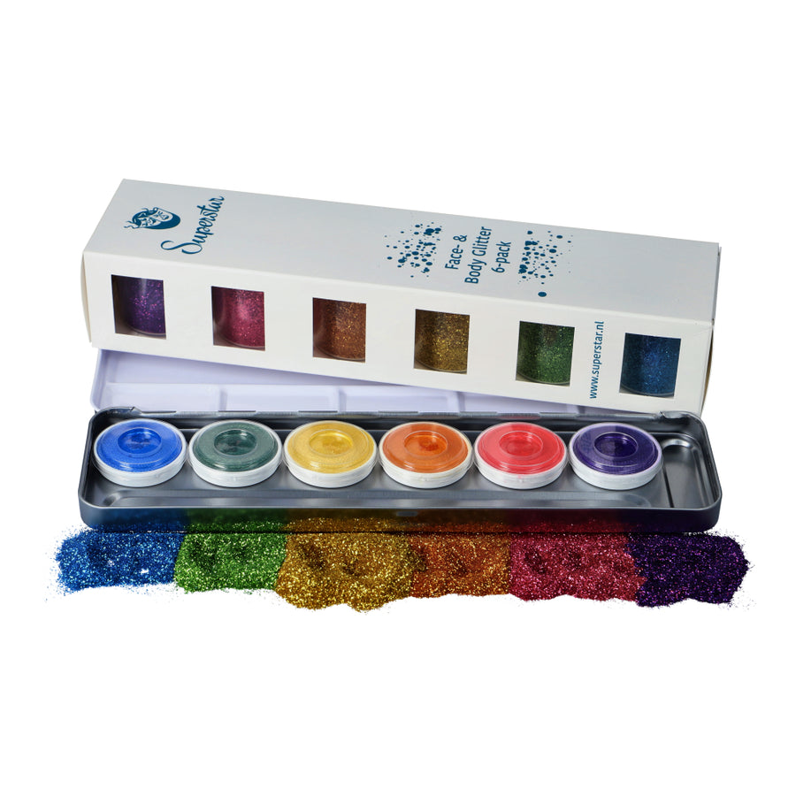 Superstar Schminkpalet Summer Festival - 6 kleuren - 6 x 5 gram