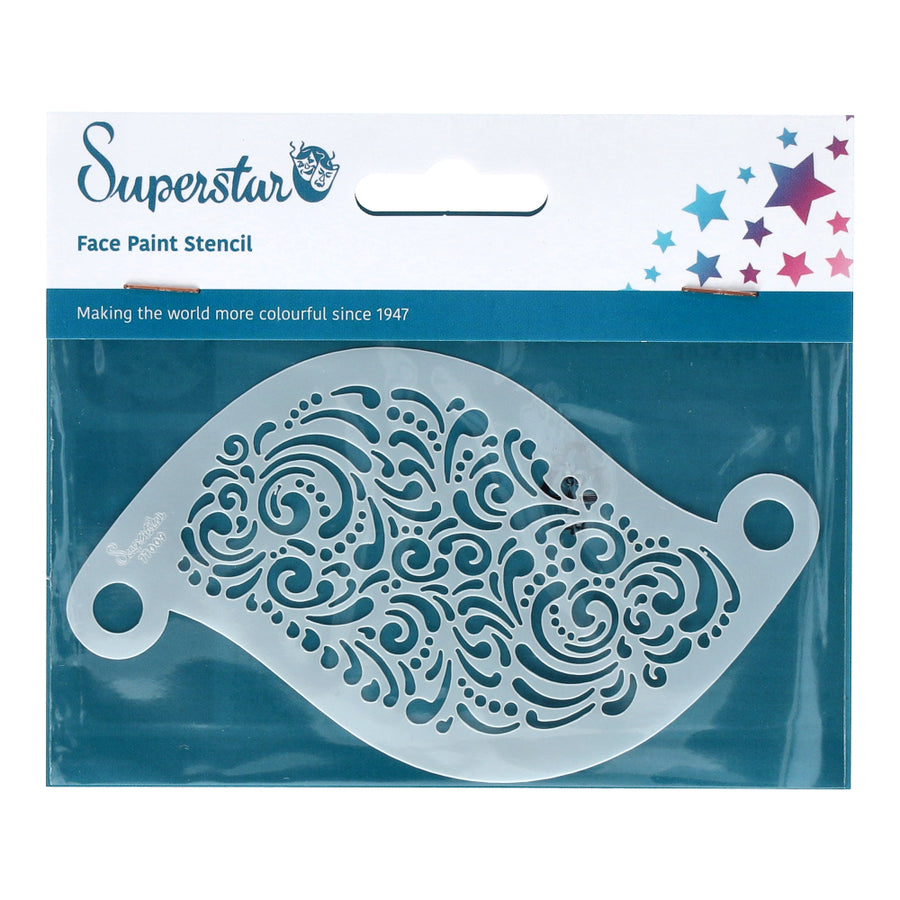 Superstar Schminksjabloon Curly wurly