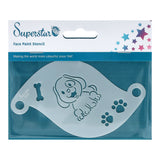 Superstar Schminksjabloon Cute dog