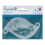 Superstar Schminksjabloon F1 Race car