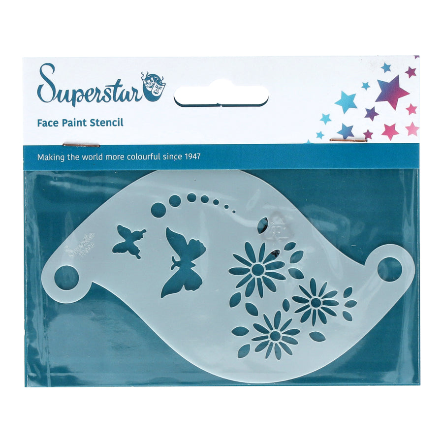 Superstar Schminksjabloon Flower power