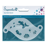 Superstar Schminksjabloon Mermaid