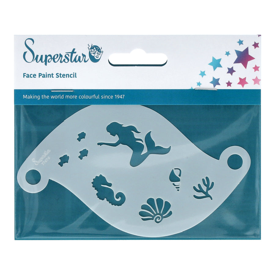 Superstar Schminksjabloon Mermaid