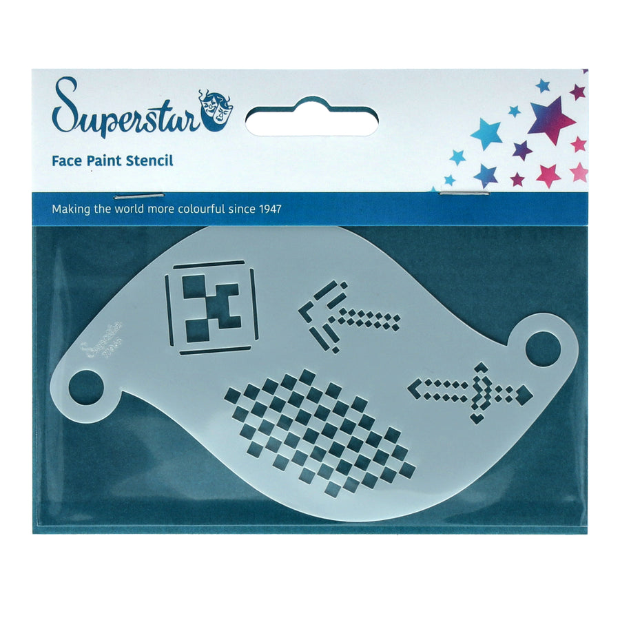 Superstar Schminksjabloon Minepix