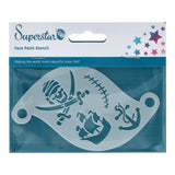 Superstar Schminksjabloon Pirate