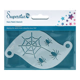 Superstar Schminksjabloon Scary spiders