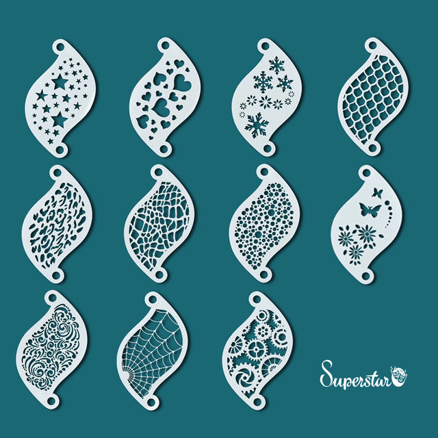 Superstar Schminksjabloon set (11st)