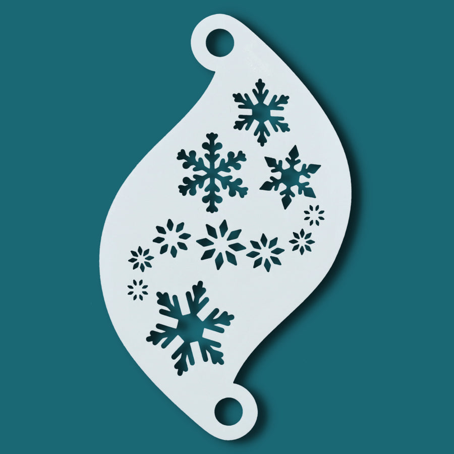 Superstar Schminksjabloon Snowflakes