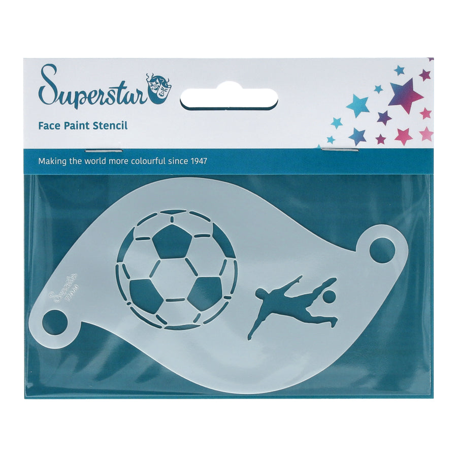 Superstar Schminksjabloon Soccer