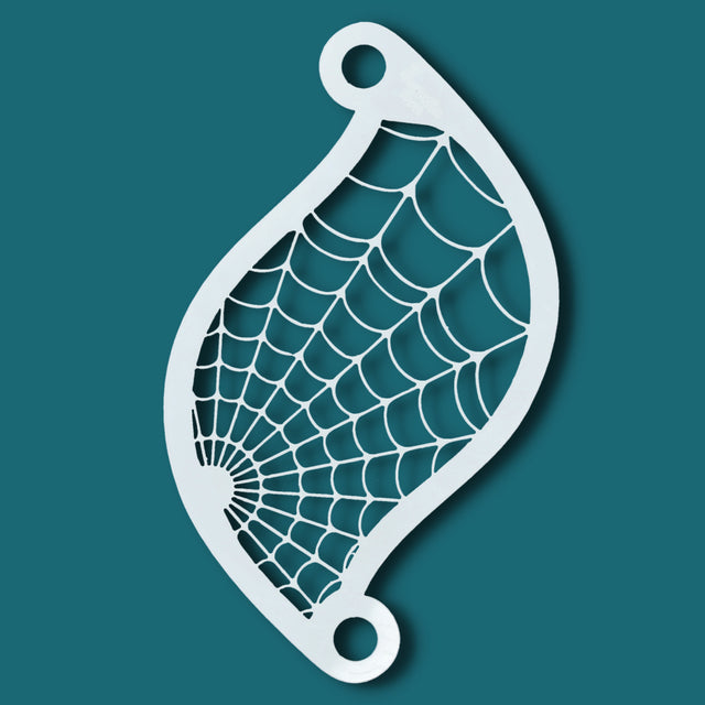 Superstar Schminksjabloon Spiderweb