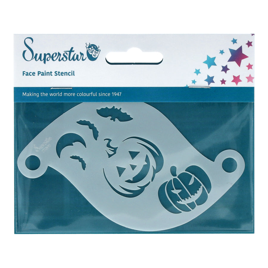 Superstar Schminksjabloon Spooky pumpkins