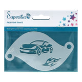 Superstar Schminksjabloon Sports car