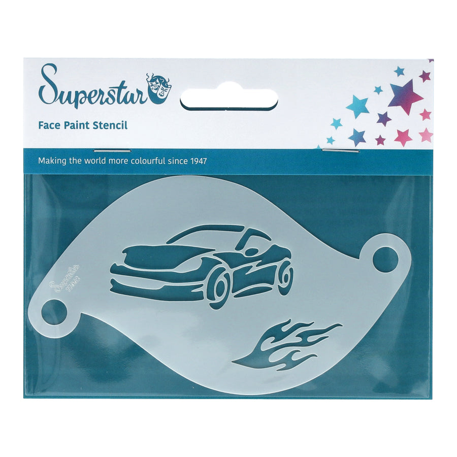 Superstar Schminksjabloon Sports car