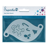 Superstar Schminksjabloon Winter candy