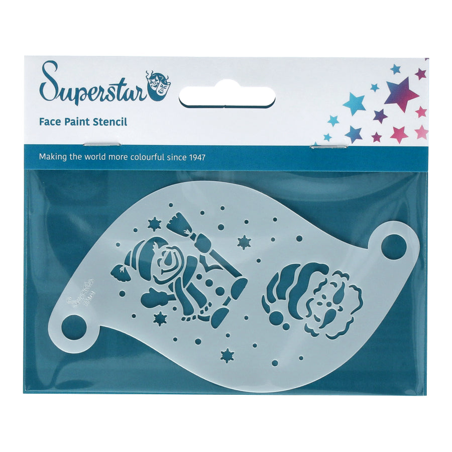 Superstar Schminksjabloon Winter friends