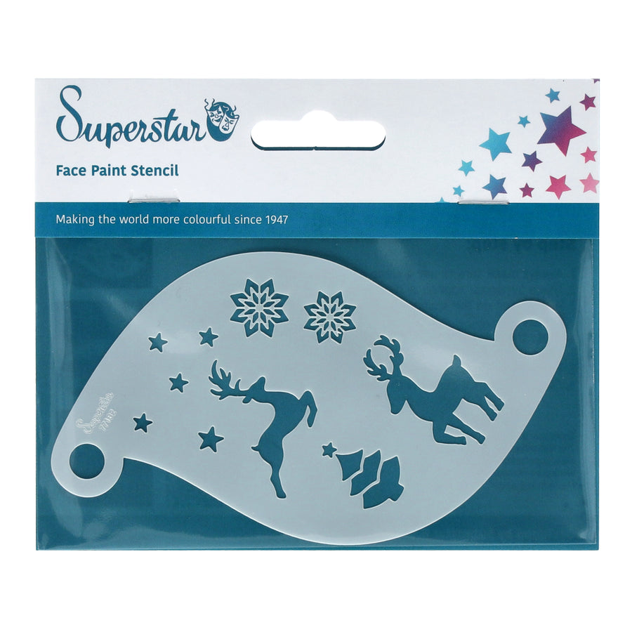 Superstar Schminksjabloon Winter wonderland