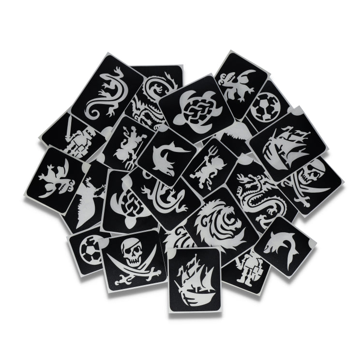 Superstar XL Glittertattoo sjablonen Adventure (24 st)