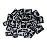 Superstar XL Glittertattoo sjablonen Animal (24 st)