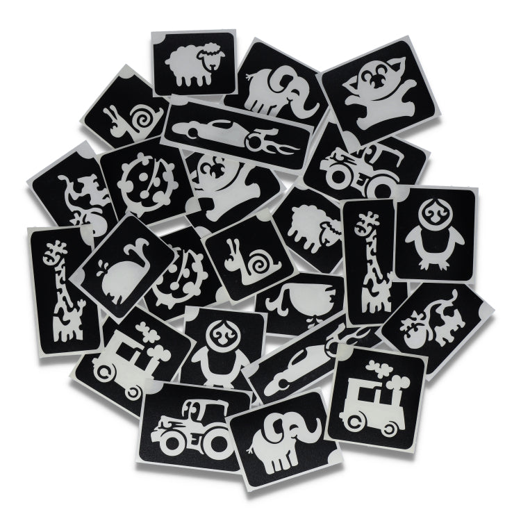 Superstar XL Glittertattoo sjablonen Cute (24 st)