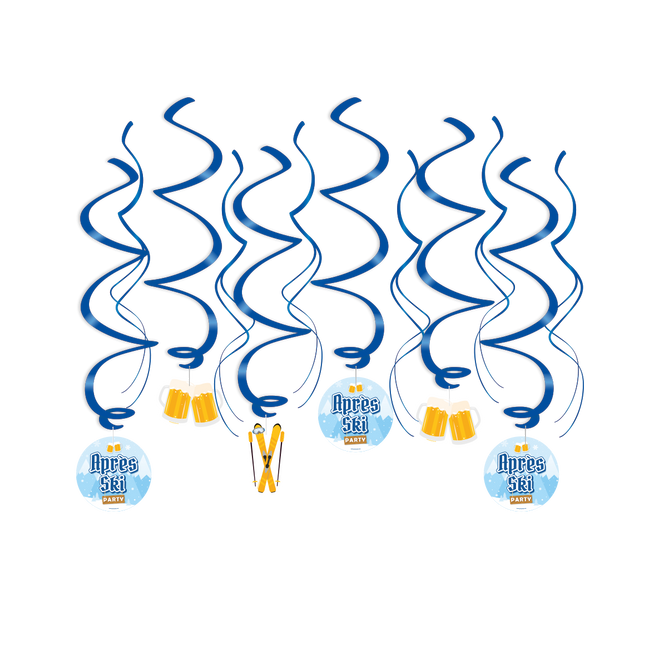 Après ski versiering swirl slinger