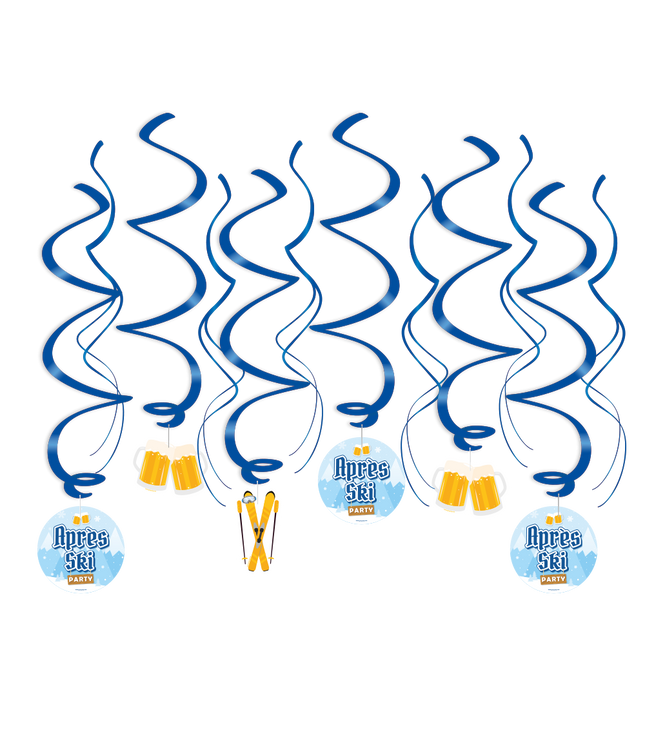 Après ski versiering swirl slinger