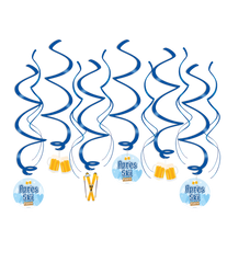 Après ski versiering swirl slinger