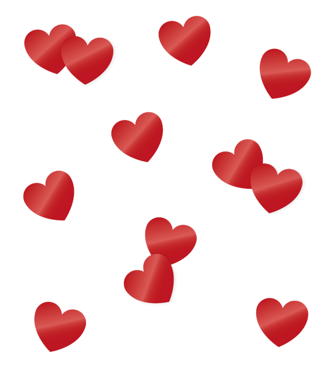 Tafelconfetti - 14 gram - rode hartjes