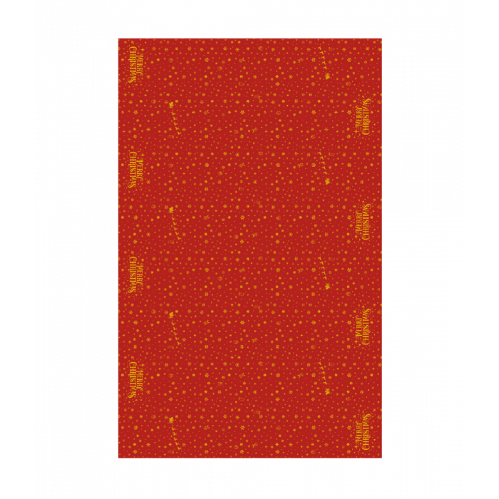 Kerst tafelkleed Merry Christmas - rood