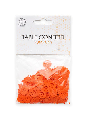 Halloween - Tafelconfetti oranje pompoenen - 14 gram