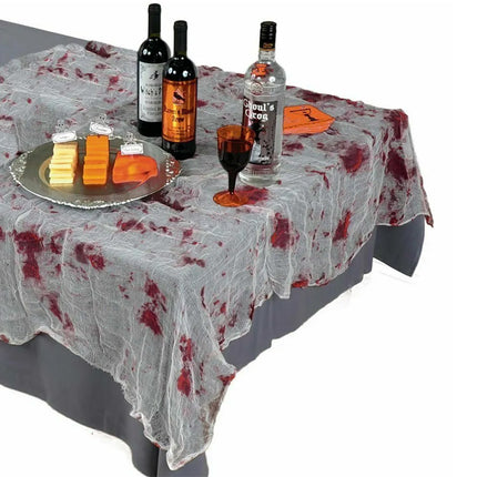 Halloween - Tafelkleed bloed - 213 x 152 cm