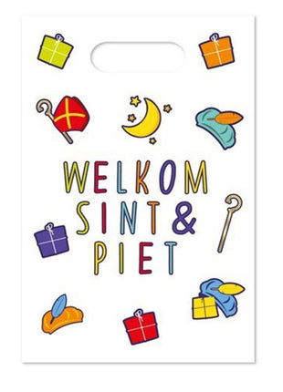 Welcome Sint &amp; Piet – Handout-Taschen – 6 Stück – Basic