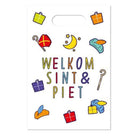 Welkom Sint & Piet - Uitdeelzakjes - 6 stuks - basic