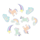 Unicorn Tafelconfetti XL regenboog - 45 stuks