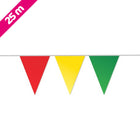 Bunting - 25 meters - red / yellow / green