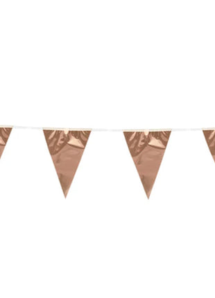 Bunting - 10 meters - 20 x 30 cm - metallic