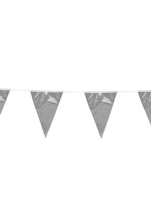 Bunting - 10 meters - 20 x 30 cm - metallic